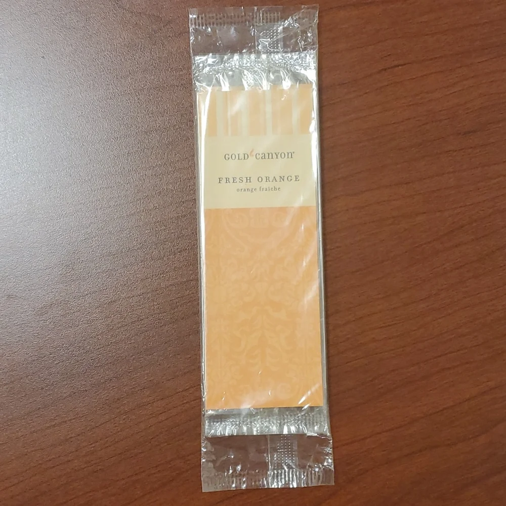 FRESH ORANGE scented bookmark, set of 3 from Gold‎ Canyon